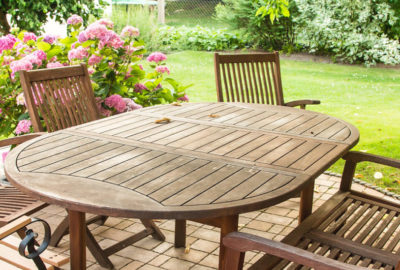Gartenmöbel Sitzgruppe Tisch Holz Stühle